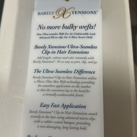 New 18” seamless clip in extensions, dark brown
Never used - Picture 3 of 6